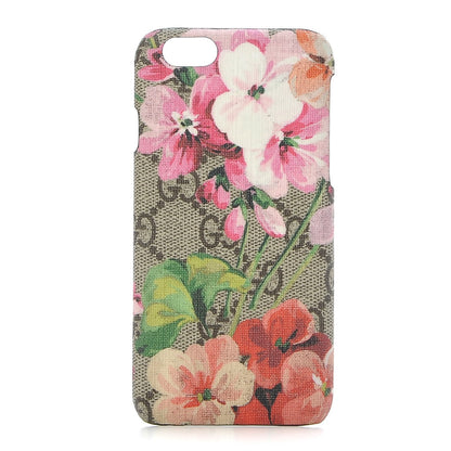 Gucci GG Supreme Monogram Blooms iPhone 6 Case Beige Multicolor Dry Rose 1 of 5