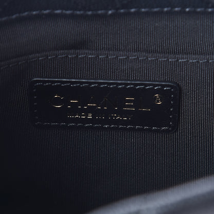 Chanel Caviar Quilted Rolled Up Bucket Drawstring Bag Black 8 of 9