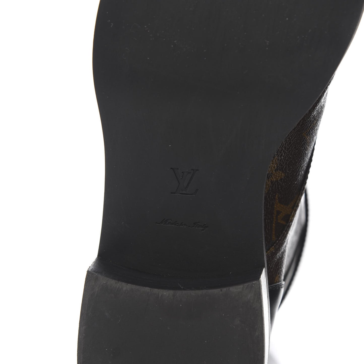 Calfskin Monogram Wonderland Flat Ranger Boots 41 Black