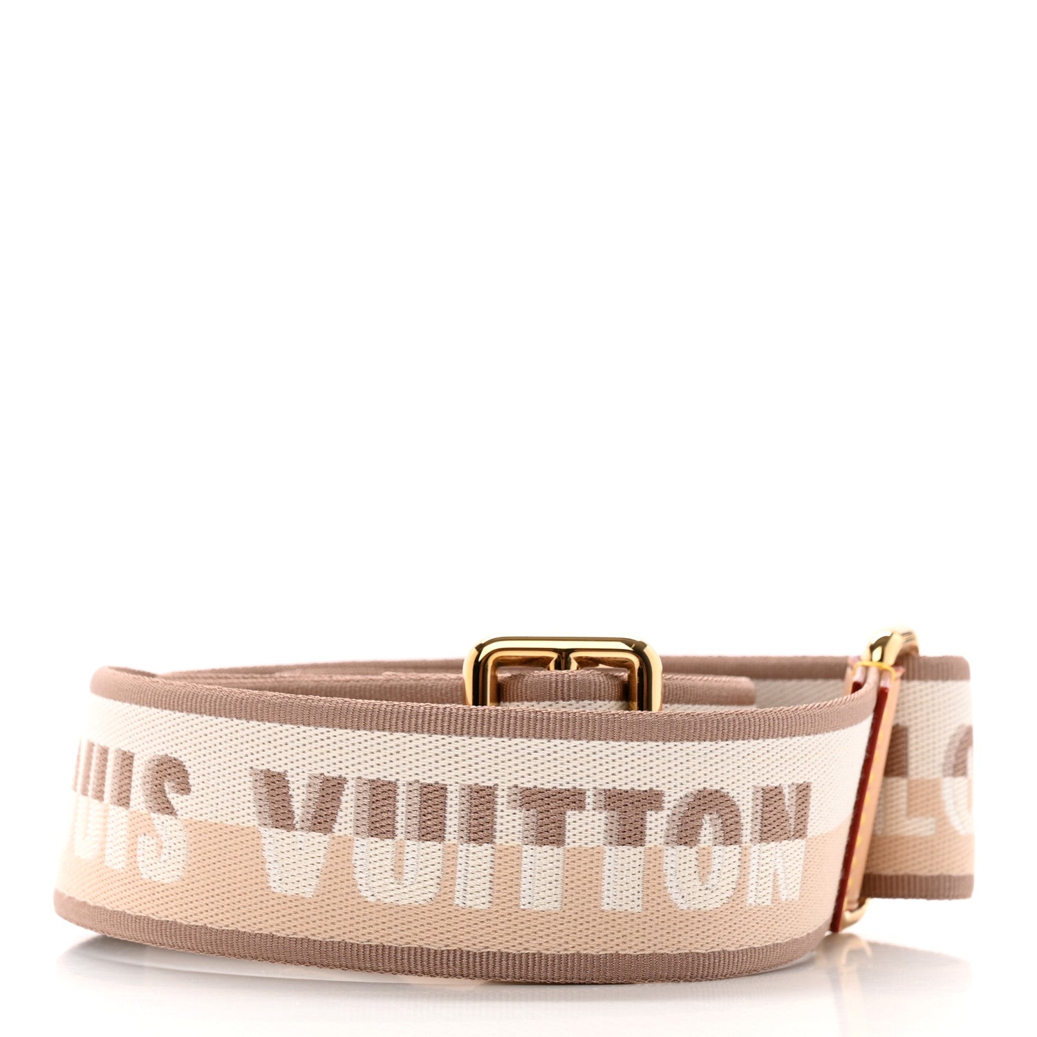 Louis Vuitton Jacquard Speedy Bandouliere 20 Shoulder Strap Beige 2 of 4