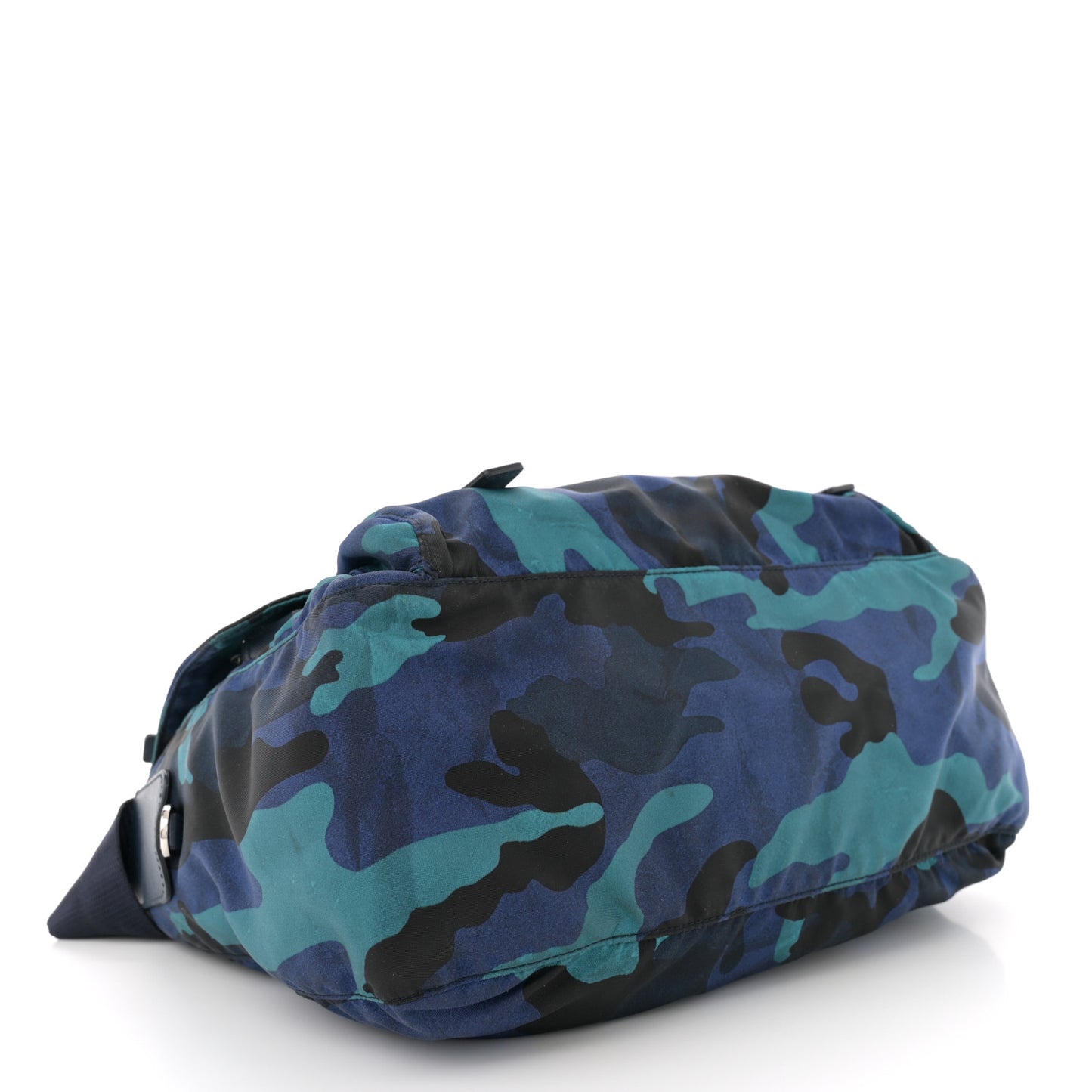 Tessuto Nylon Camouflage Messenger Bag Royal