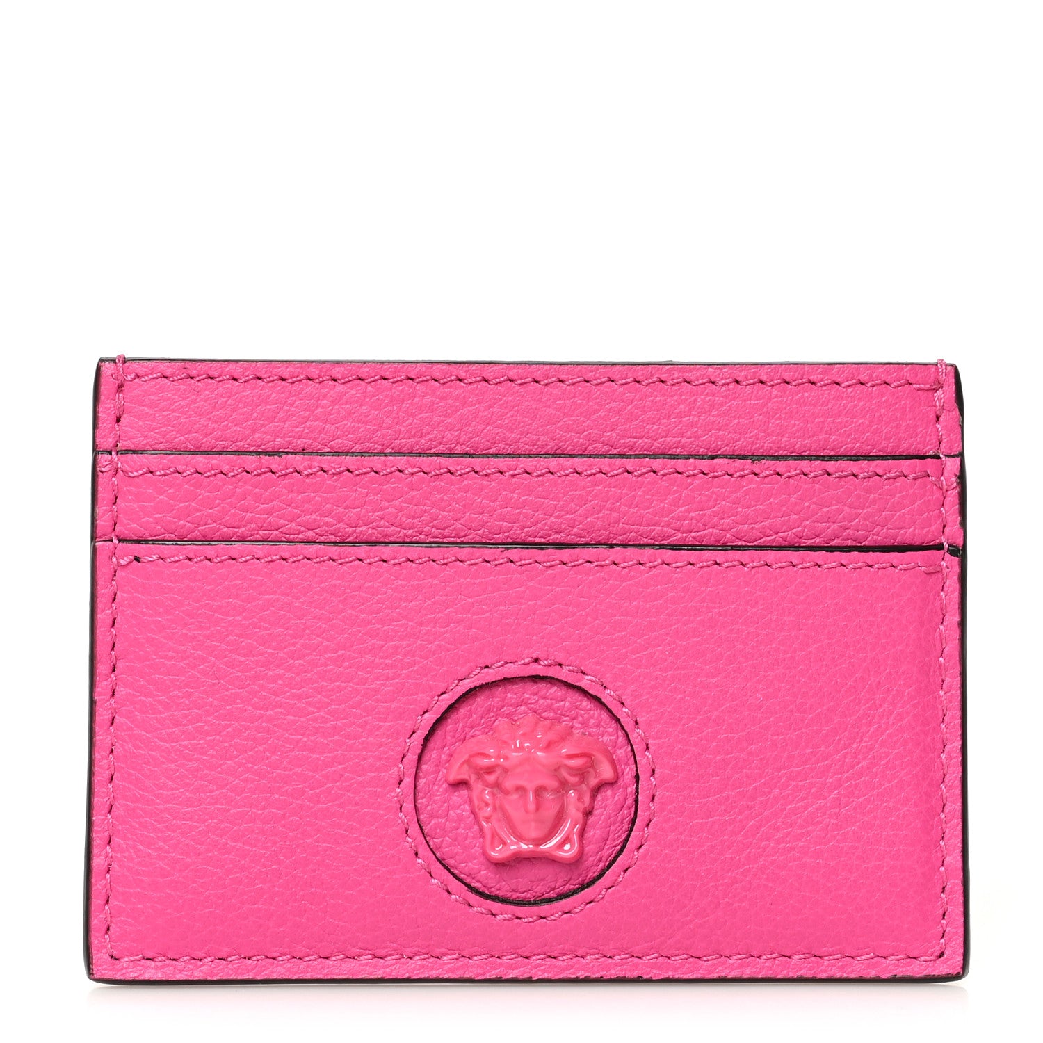 Versace Calfskin Medusa Card Holder Pink 1 of 7