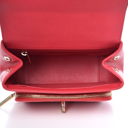 Chanel Caviar Quilted Mini Business Affinity Flap Red 5 of 8
