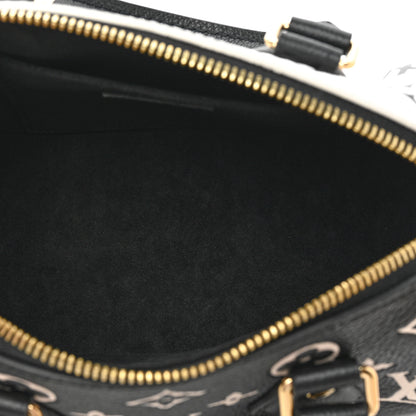 Louis Vuitton Empreinte Monogram Spring in the City Speedy Bandouliere 20 Black White Pink 5 of 9