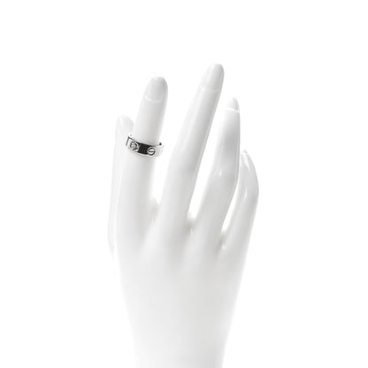 Cartier 18K White Gold 5.5mm LOVE Ring 49 4.75 2 of 4