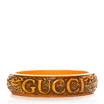 Gucci Resin Flora Bracelet S Giallo 1 of 5