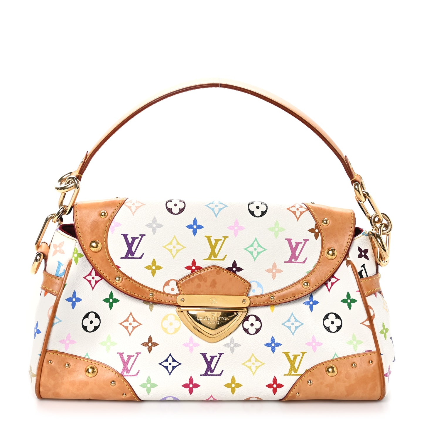 Monogram Multicolor Beverly MM White