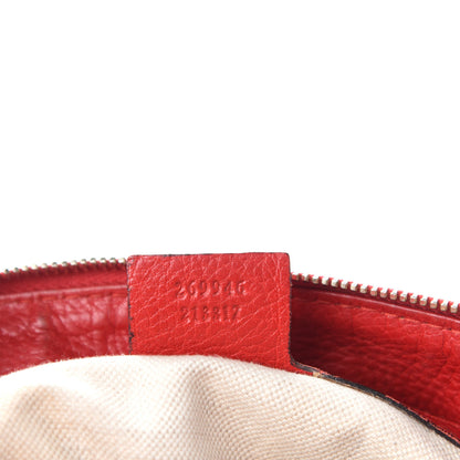 Gucci Monogram Large Bella Top Handle Bag Red 11 of 12