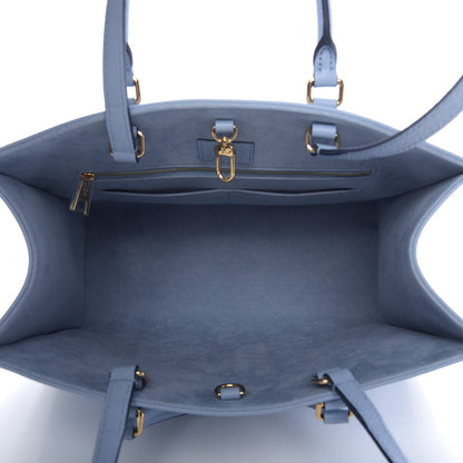 Louis Vuitton Empreinte Monogram Giant By The Pool Onthego MM Summer Blue 6 of 10