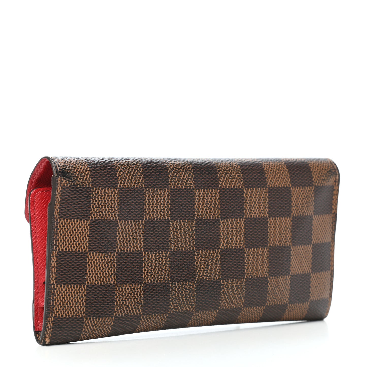 Damier Ebene Josephine Wallet Red