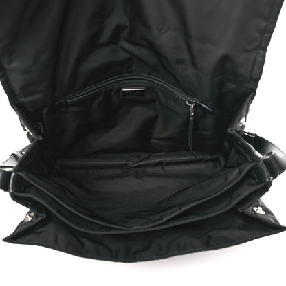 Prada Re-Nylon Vitello Padded Large Flap Shoulder Bag Black 5 of 8