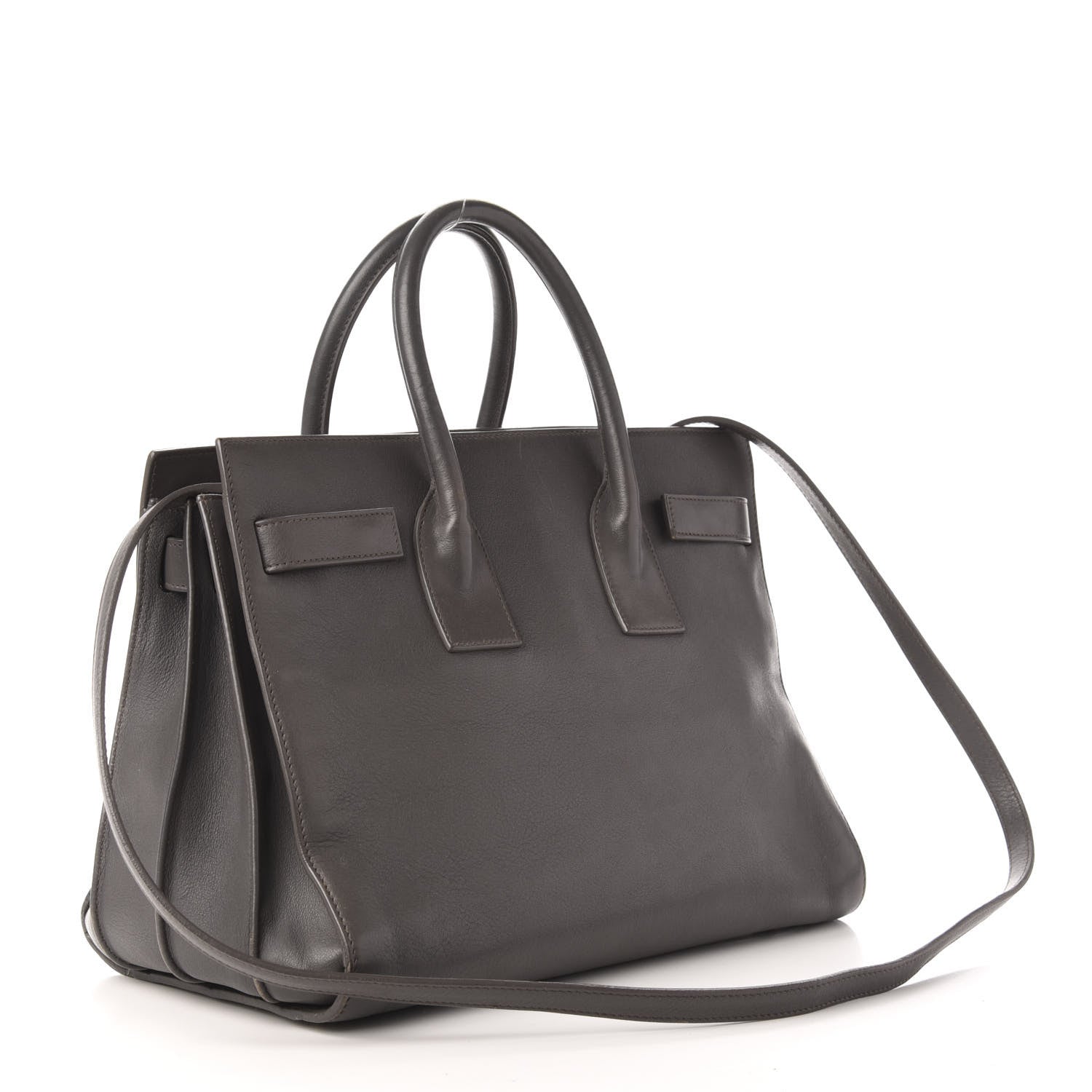 Saint Laurent Calfskin Small Sac De Jour Fog 3 of 14