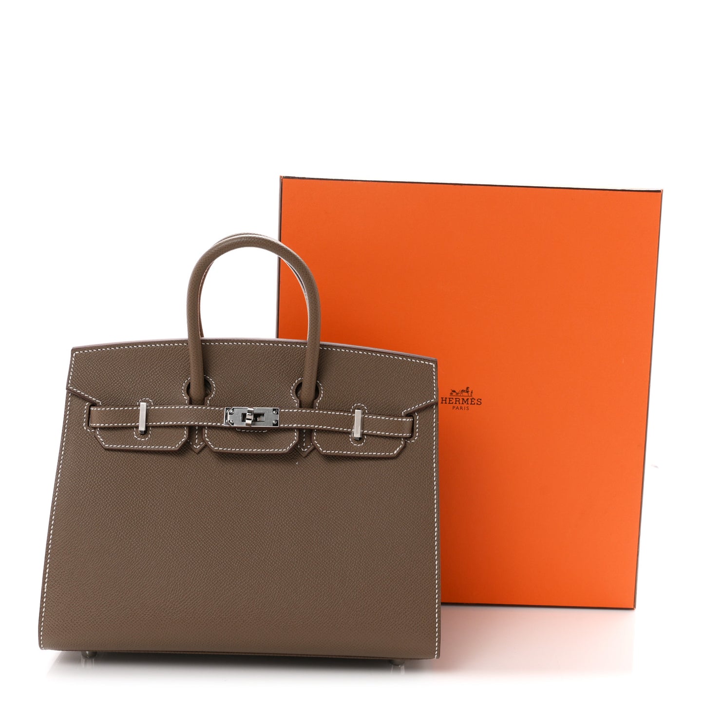 Epsom Birkin Sellier 25 Etoupe