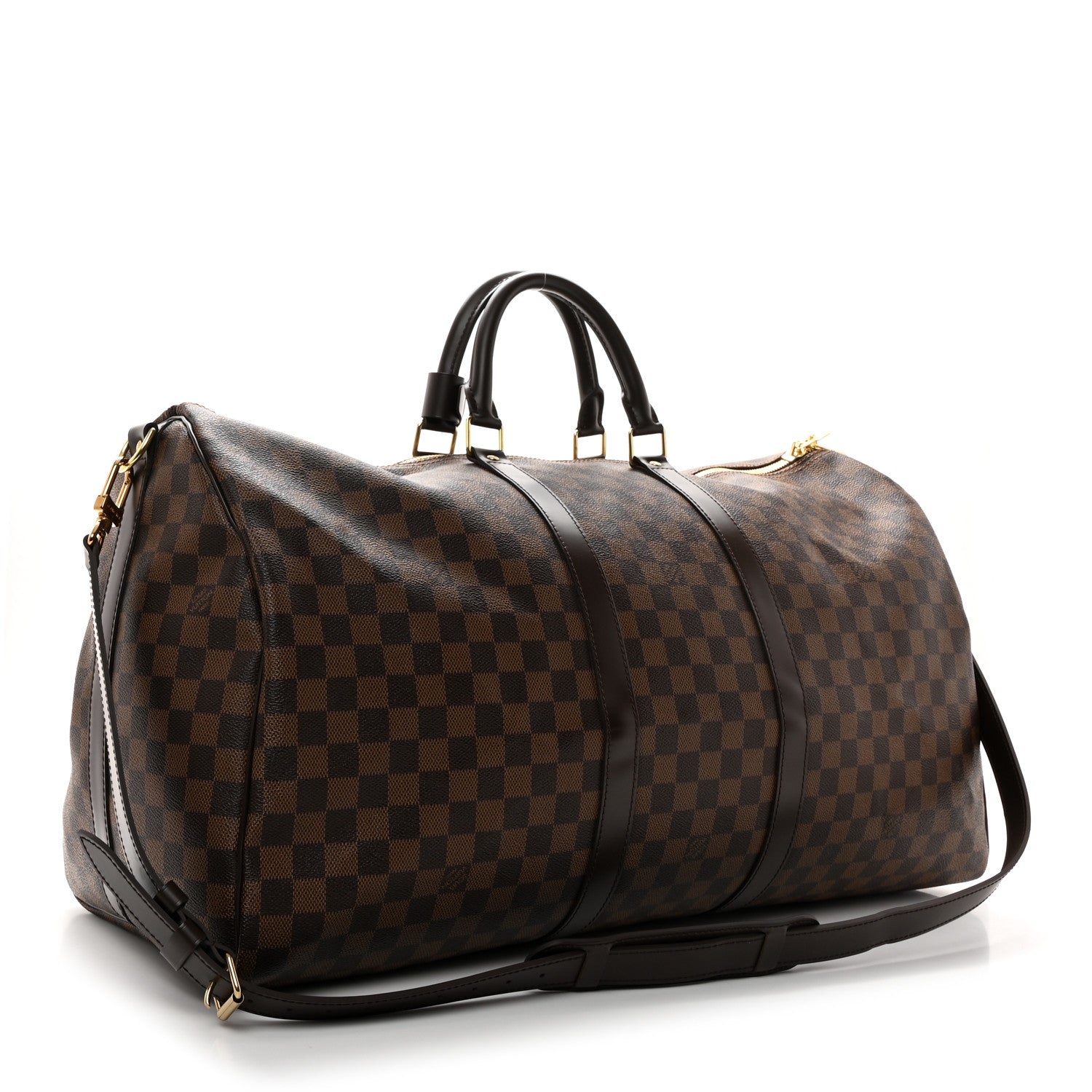 Louis Vuitton Damier Ebene Keepall Bandouliere 55 2 of 10