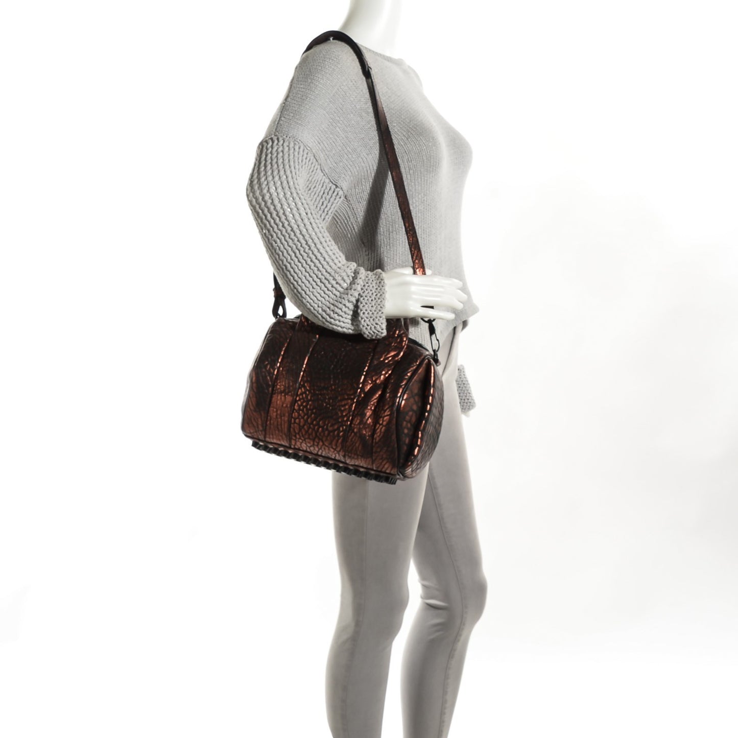 Lambskin Rockie Bronze Matte Black Hardware