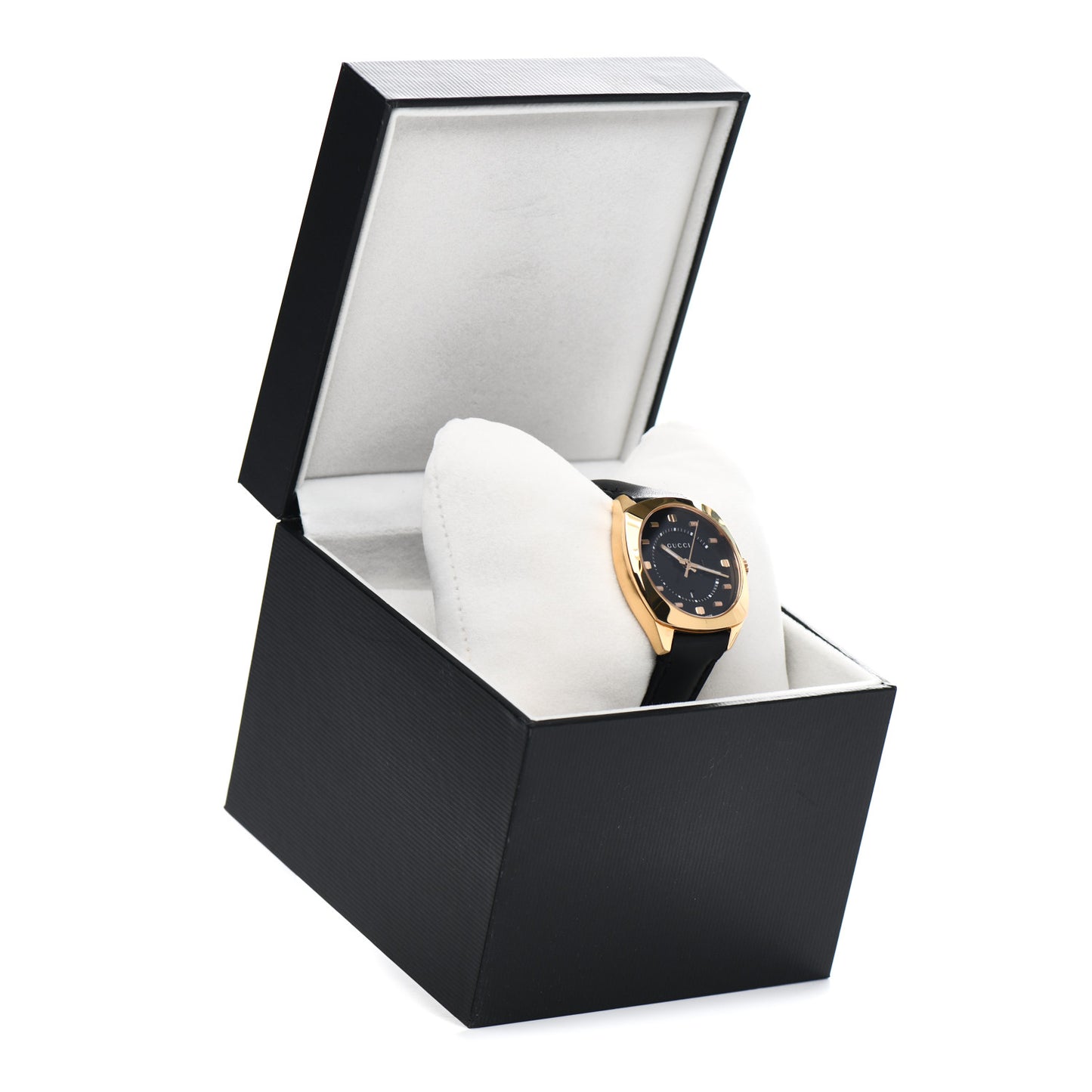 Stainless Steel Calfskin 36mm GG2570 Watch Black