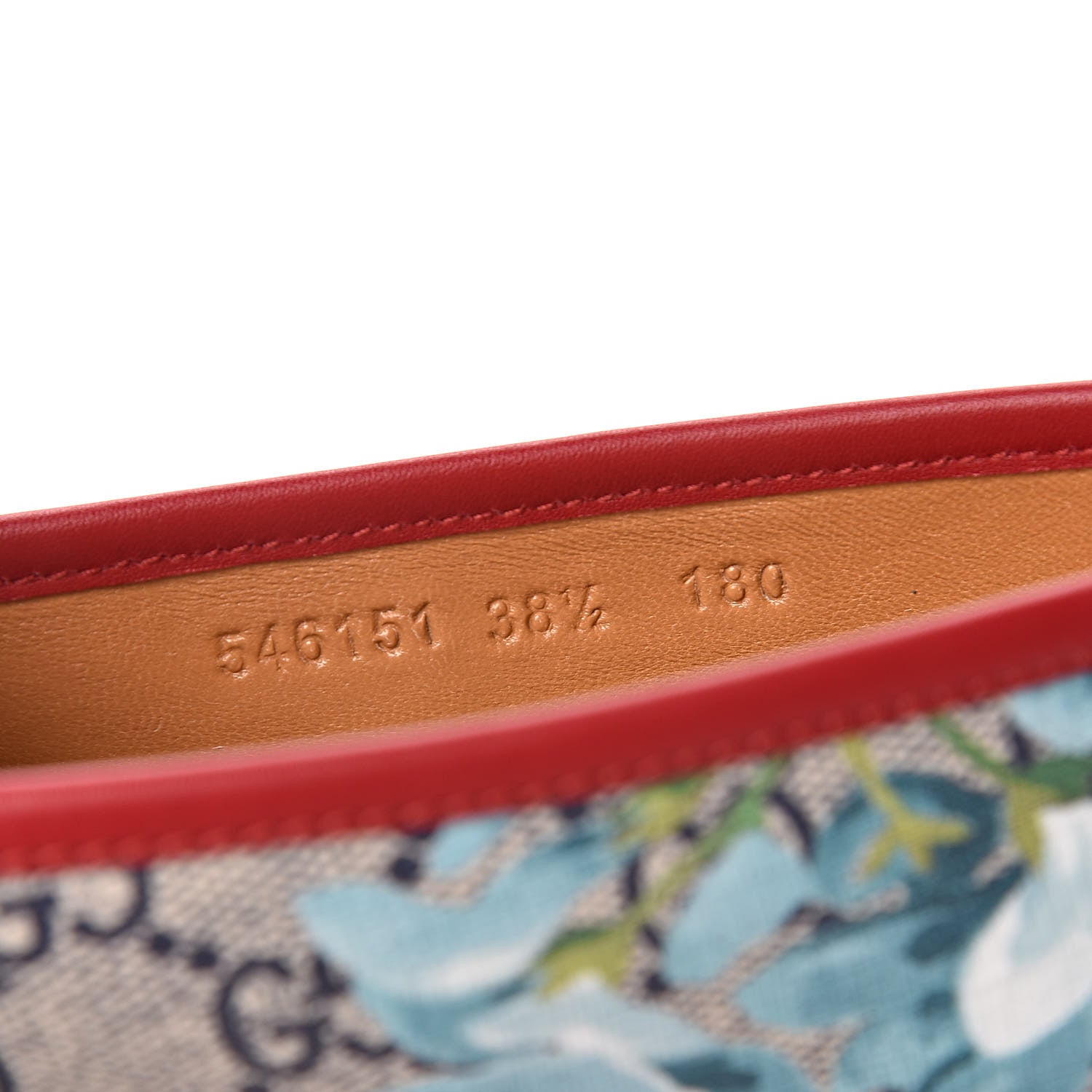 Gucci GG Supreme Monogram Blooms Espadrilles 38.5 Beige Blue Navy Hibiscus Red 9 of 10
