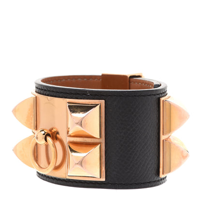 Hermes Epsom Collier de Chien CDC Bracelet XS Black 1 of 9