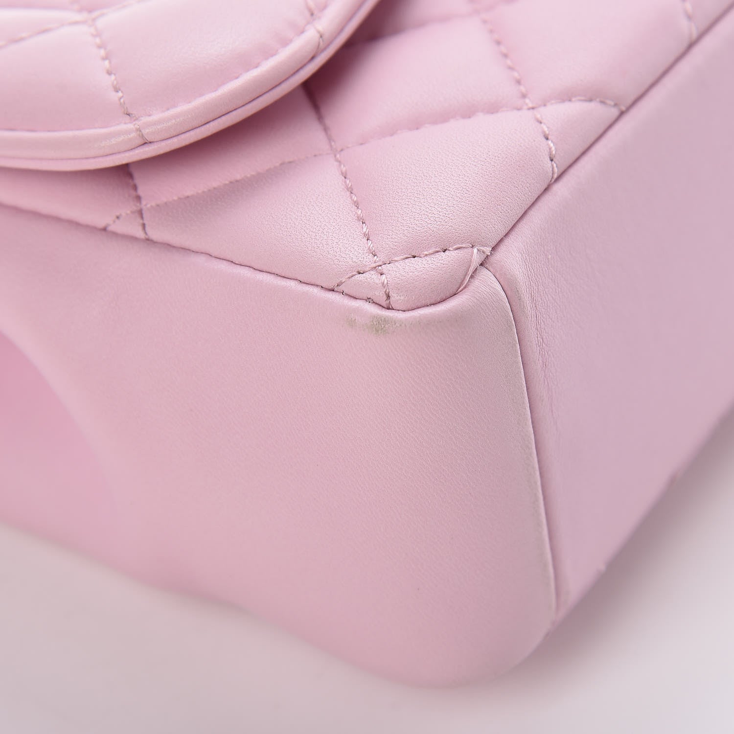 Chanel Lambskin Quilted Mini Mademoiselle Chic Flap Pink 12 of 14