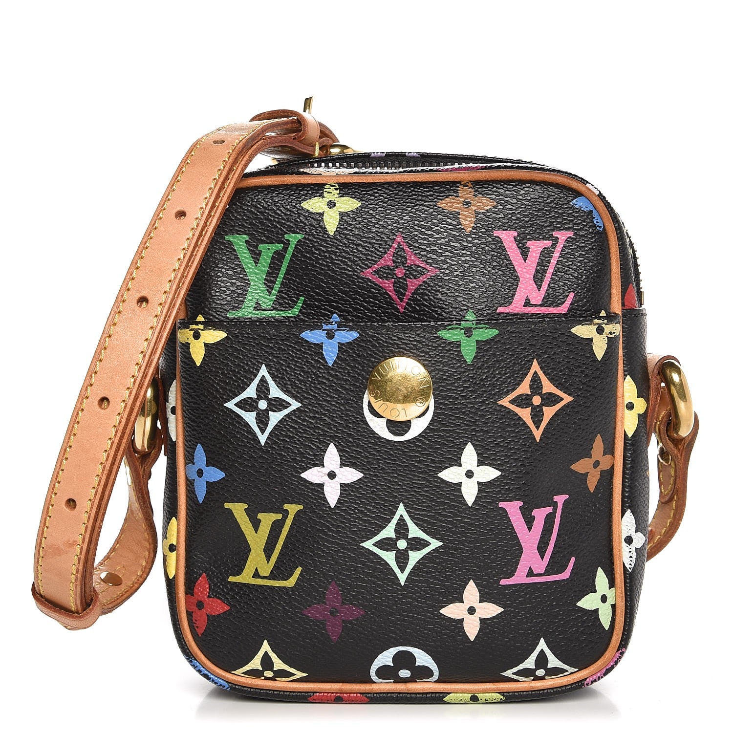 Louis Vuitton Monogram Multicolor Rift Black 1 of 7