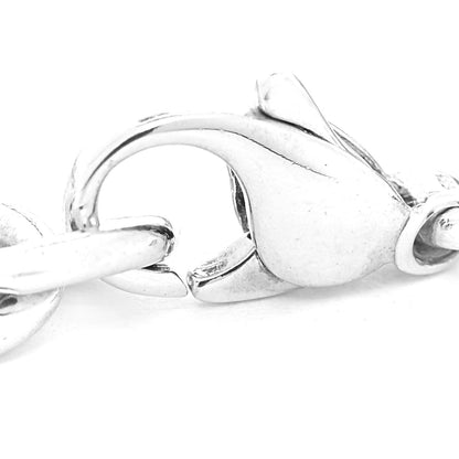 Tiffany Sterling Silver Notes Round Tag Charm Bracelet 4 of 6