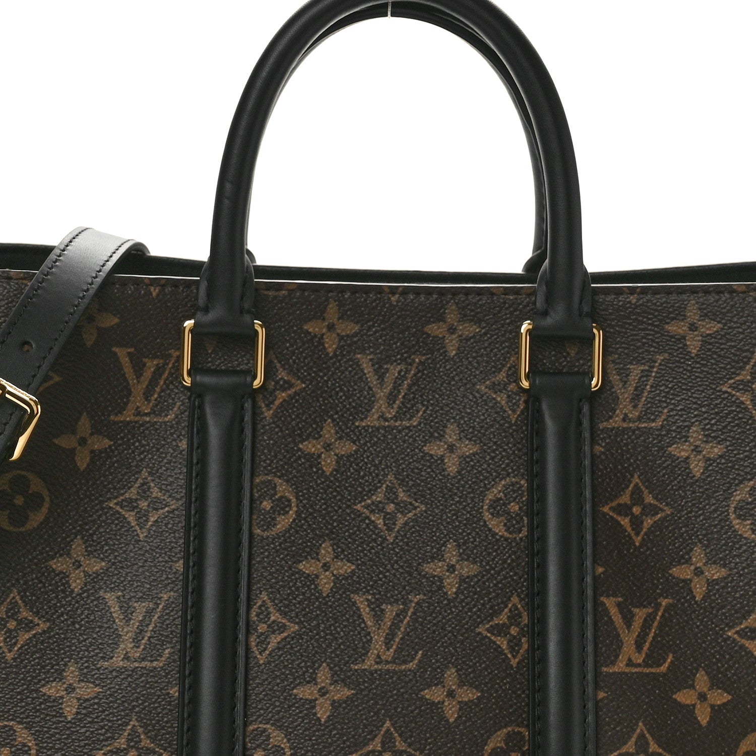 Louis Vuitton Monogram Soufflot MM Black 7 of 9