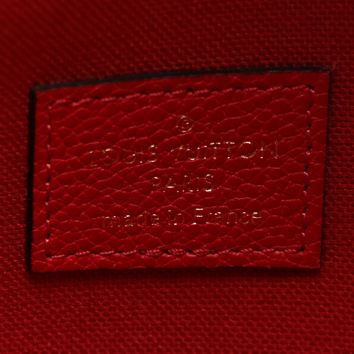 Louis Vuitton Empreinte Pochette Felicie Chain Wallet Scarlet 6 of 8
