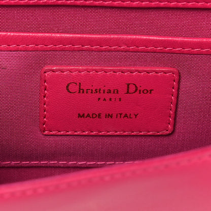 Christian Dior Lambskin Cannage Lady Dior Clutch Fuchsia 6 of 12