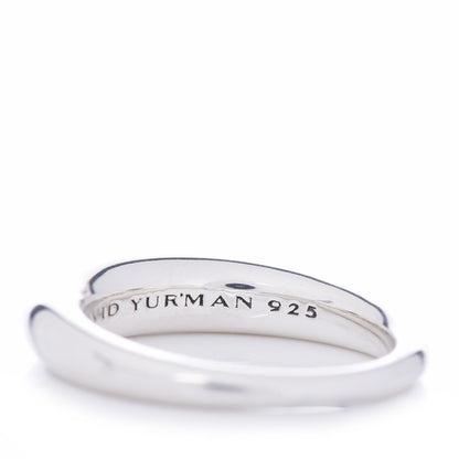 David Yurman Sterling Silver 5mm Pure Form Set of 2 Stack Rings 57 8 6 of 6
