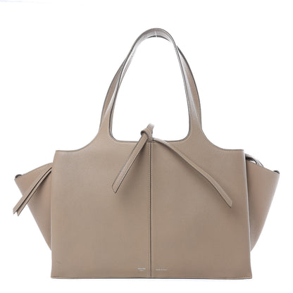 Celine Baby Grained Calfskin Medium Tri-Fold Bag Light Taupe 1 of 12