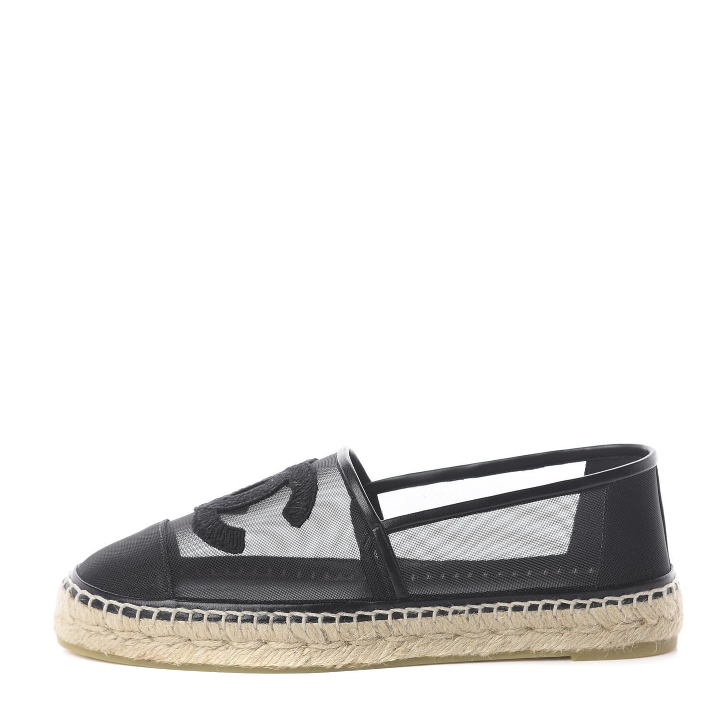 Mesh CC Espadrilles 40 Black