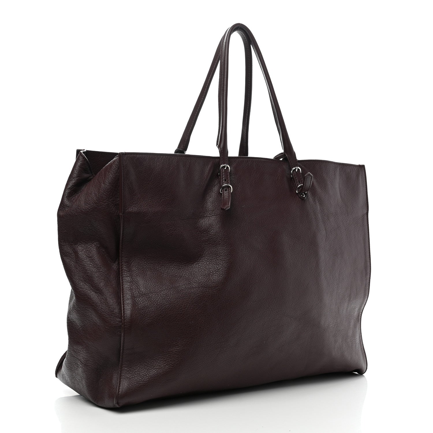 Balenciaga Veau Papier A4 Tote Rouge Aubergine 2 of 12