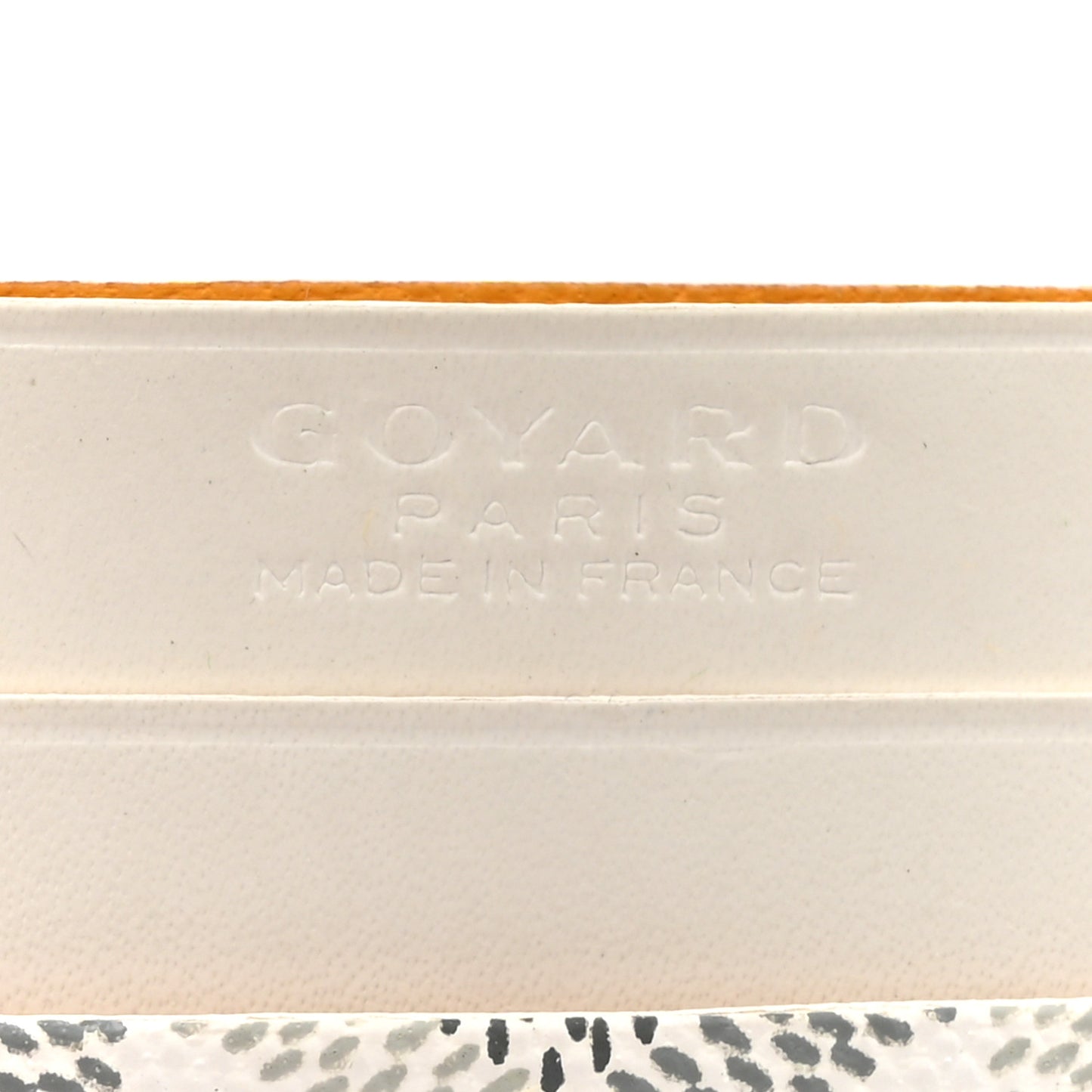 Goyardine Saint Sulpice Card Holder White