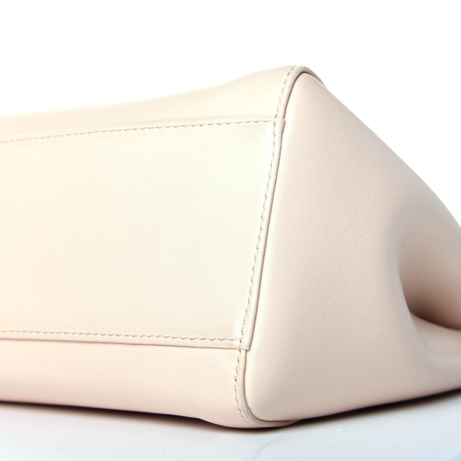 Fendi Nappa Colorblock Mini Peekaboo Iconic Satchel Plaster Banana Grigio Polvere 9 of 9