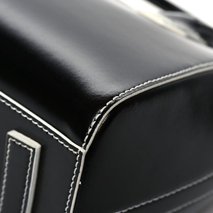 Givenchy Calfskin Contrast Topstitch Small Antigona Black White 12 of 14