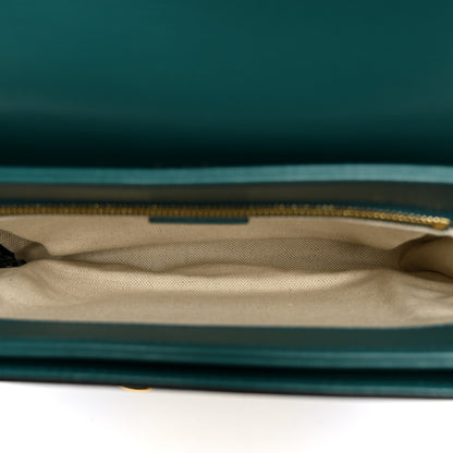 Gucci Azalea Calfskin Horsebit 1955 Shoulder Bag Imperial Blue Pavone 5 of 11