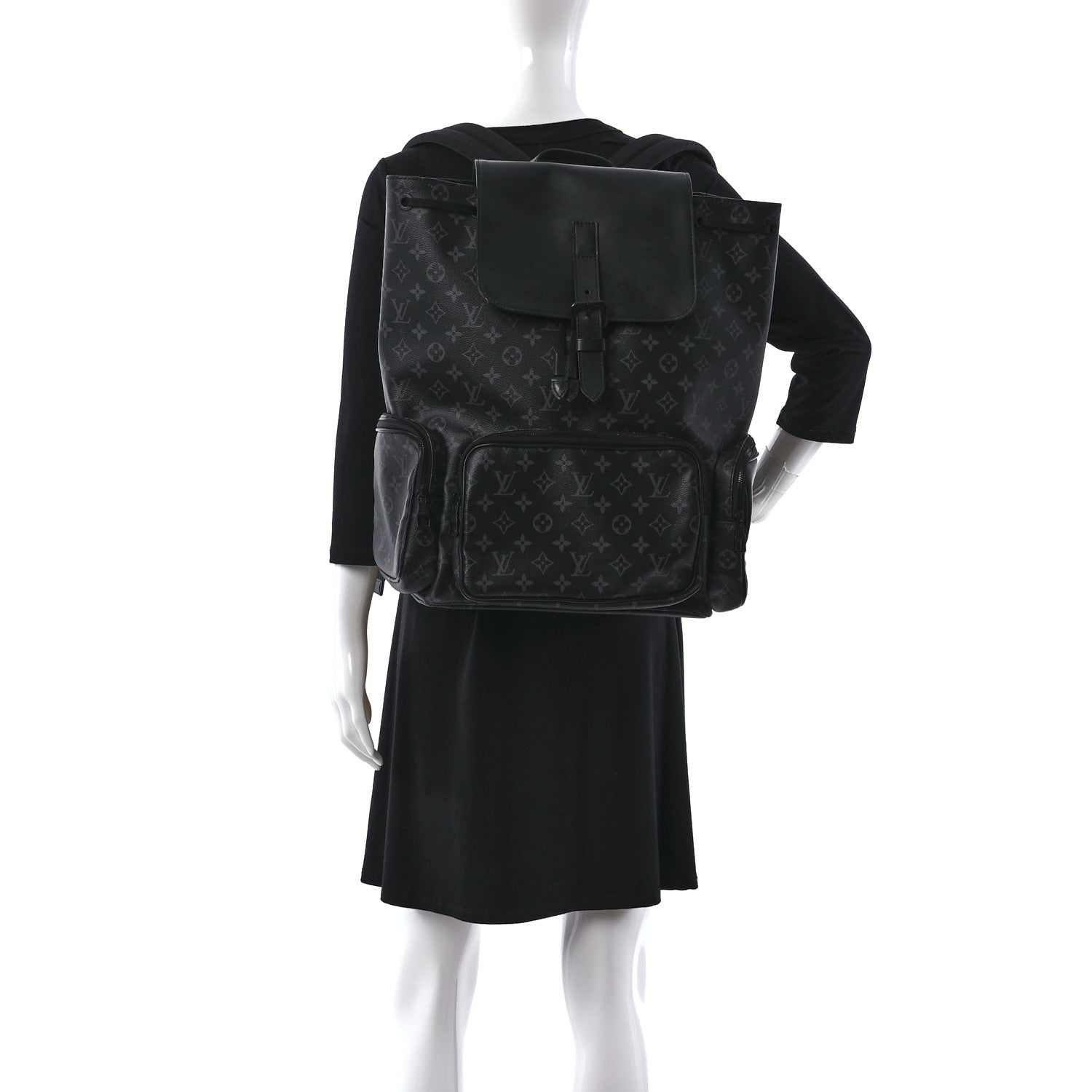Louis Vuitton Monogram Eclipse Trio Backpack 2 of 12