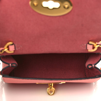 Mulberry Small Classic Grain Calfskin Mini Lily Macaroon Pink 4 of 5