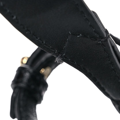 Givenchy Calfskin Crocodile Embossed Eden Mini Top Handle Black 15 of 16