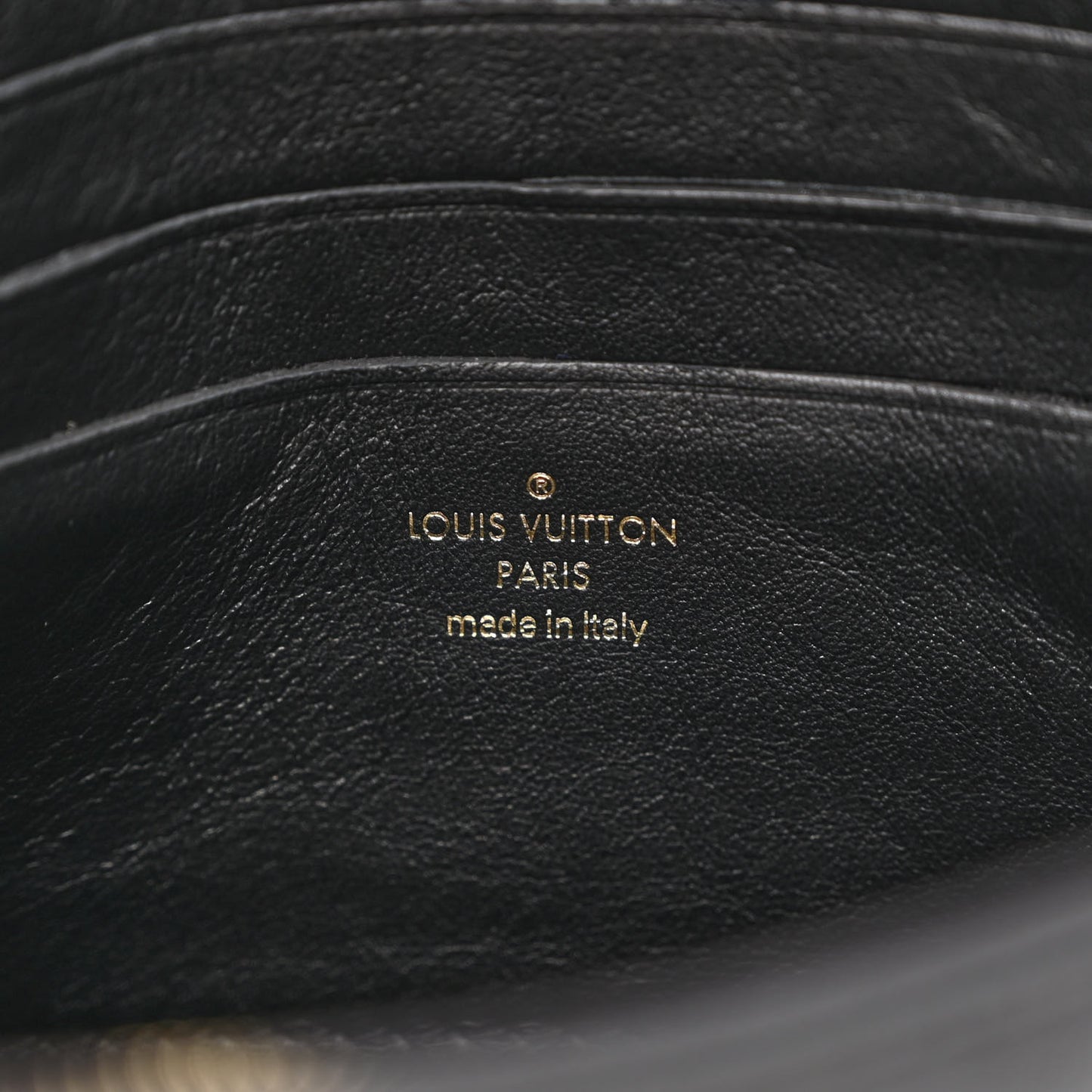 Calfskin Bubblegram Wallet On Strap Black
