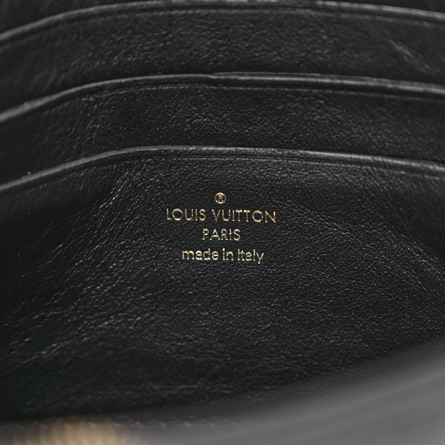 Louis Vuitton Calfskin Bubblegram Wallet On Strap Black 6 of 9