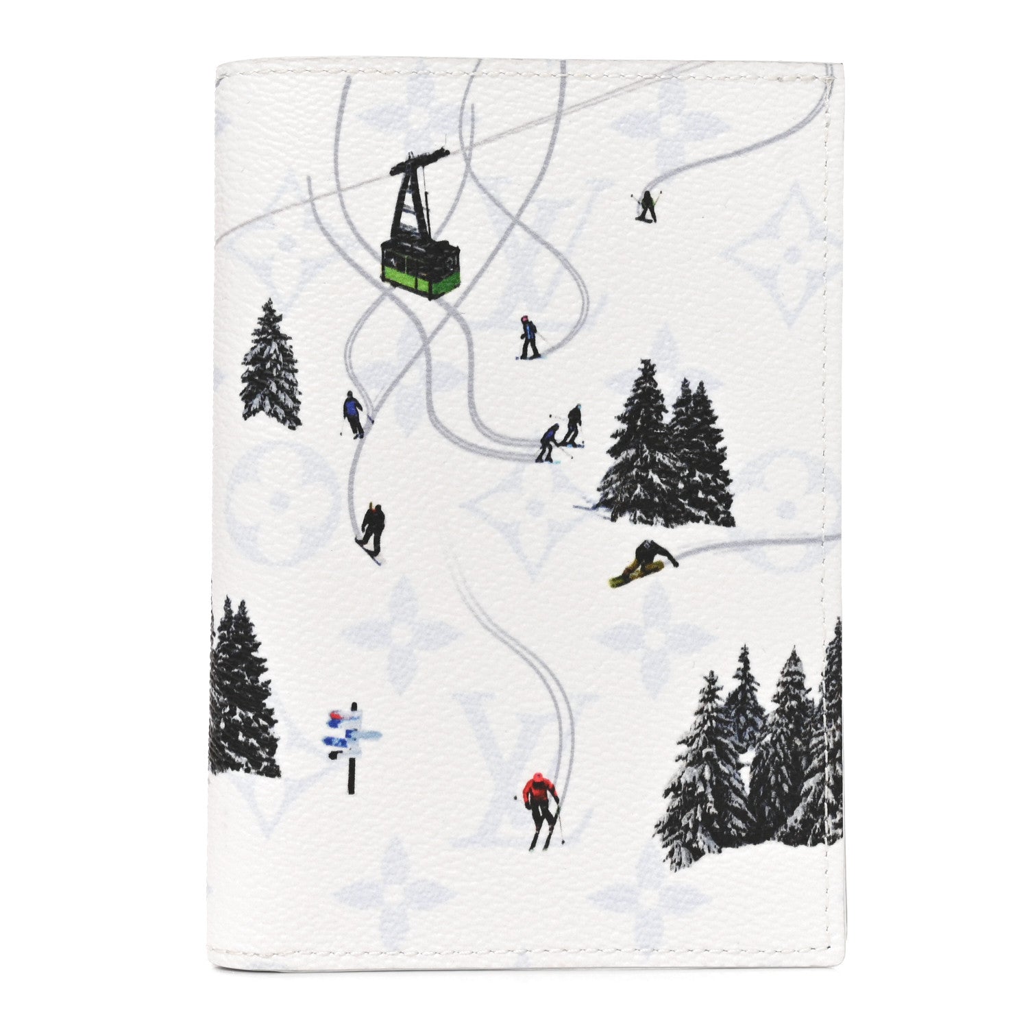 Louis Vuitton Monogram Sports Passport Cover Ski White 1 of 6