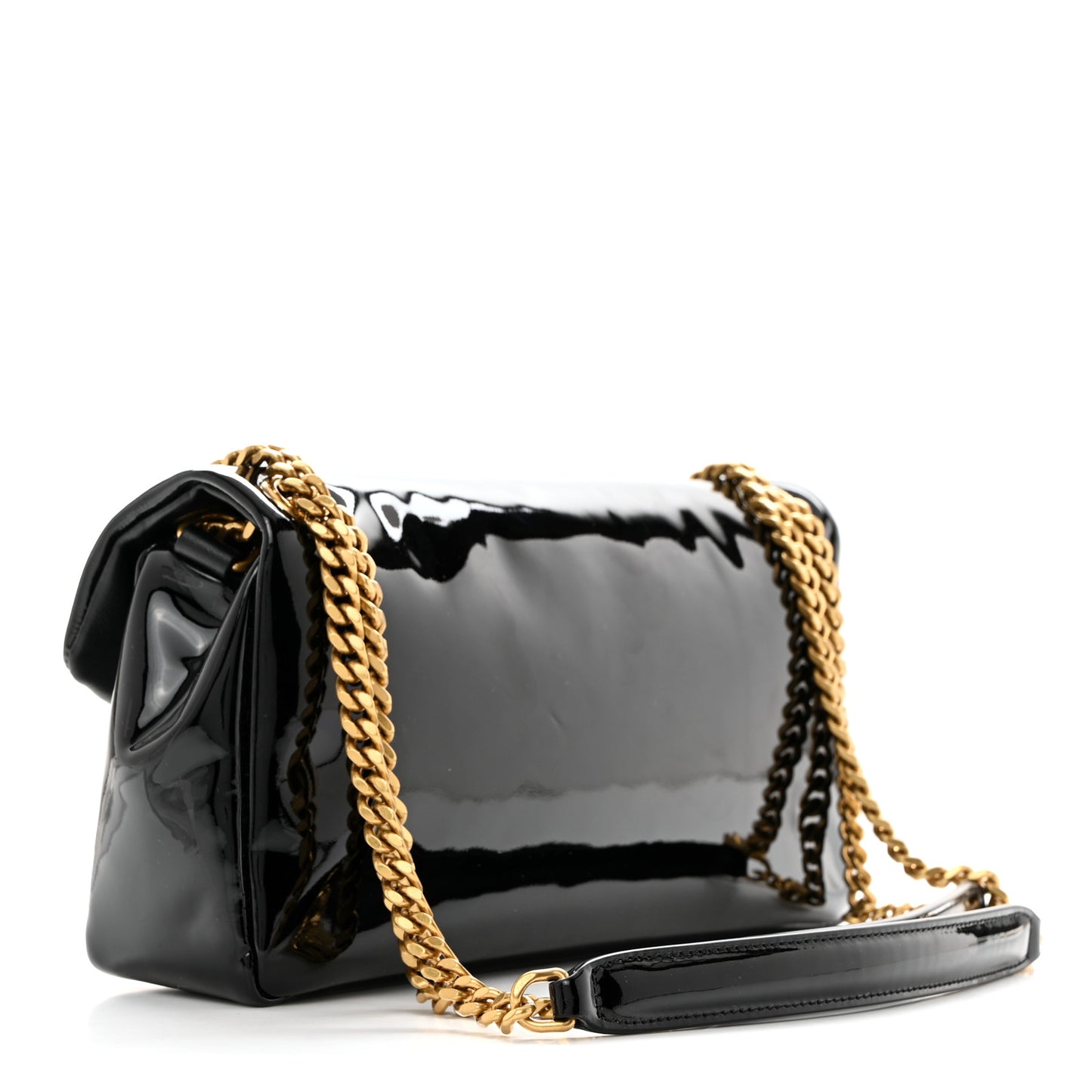 Patent Calfskin Calypso Black