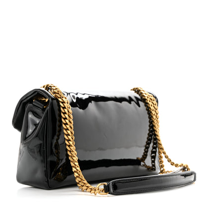 Saint Laurent Patent Calfskin Calypso Black 2 of 10