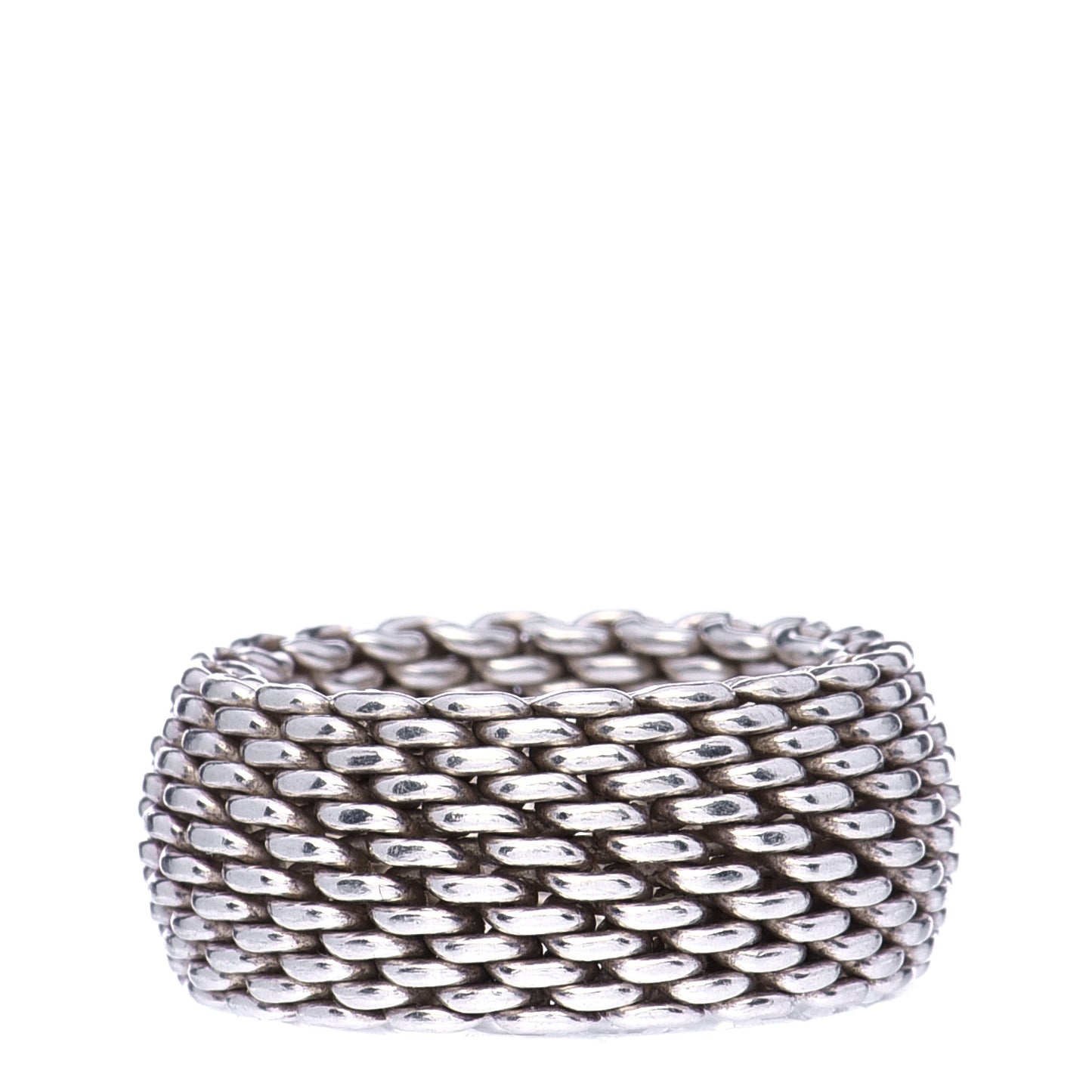 Sterling Silver Somerset Mesh Ring 52 6
