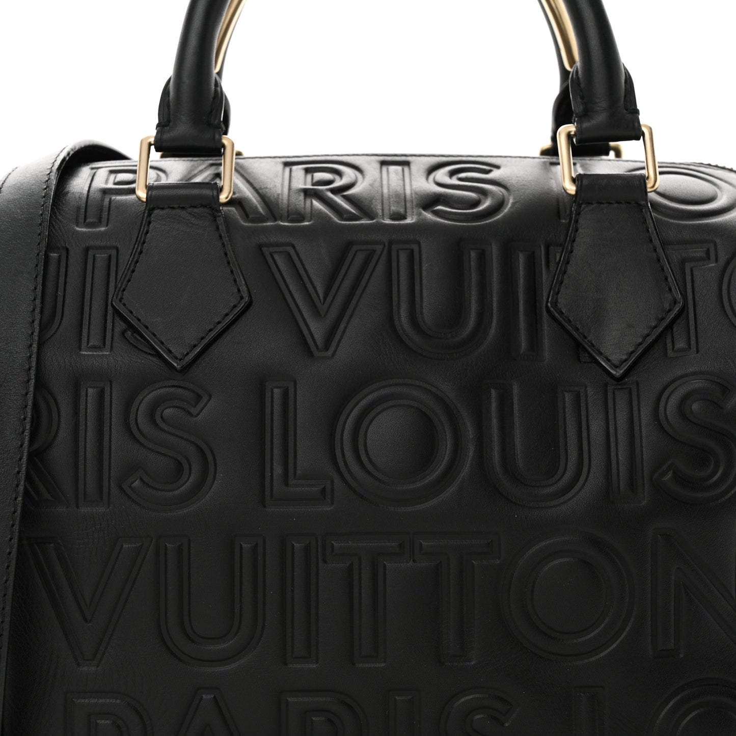 Calfskin Embossed Mini Cube Speedy Black