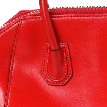 Givenchy Shiny Lord Calfskin Mini Antigona Red 10 of 10