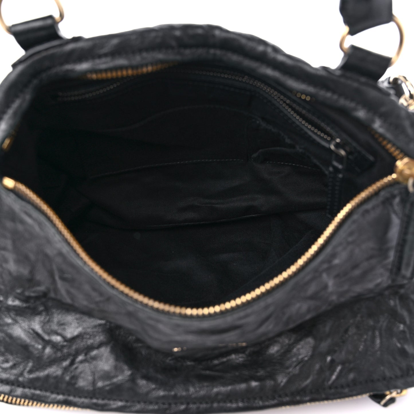 Tumbled Sheepskin Small Pandora Black