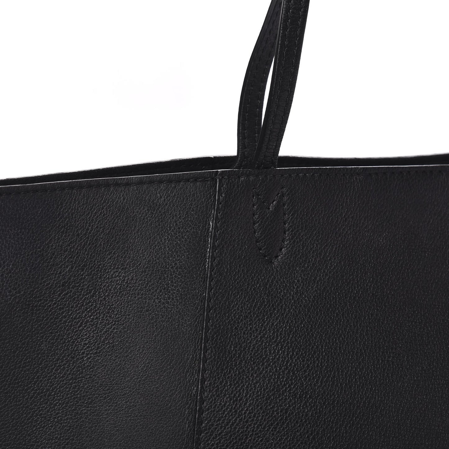 Calfskin Lockme Cabas Black