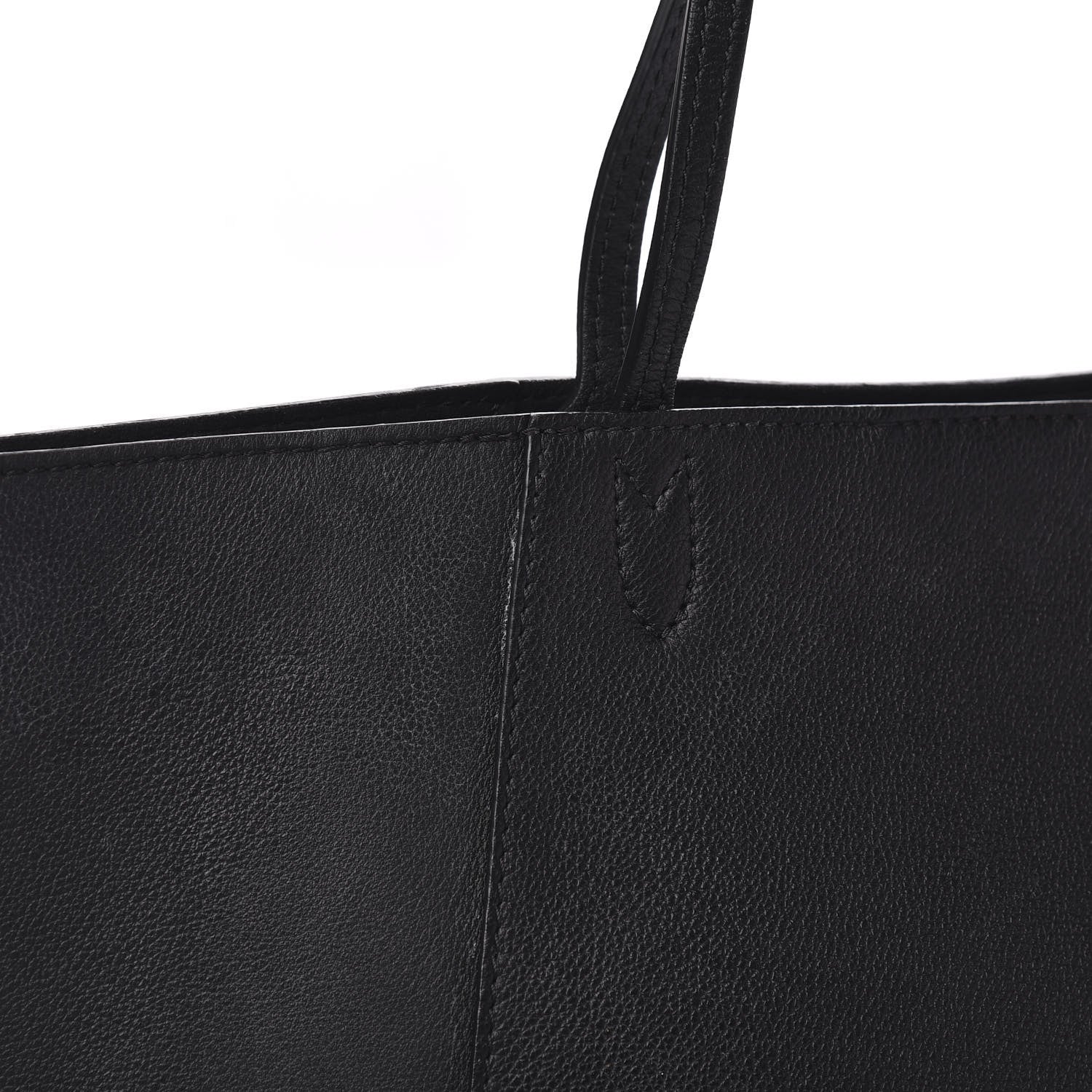 Louis Vuitton Calfskin Lockme Cabas Black 10 of 12